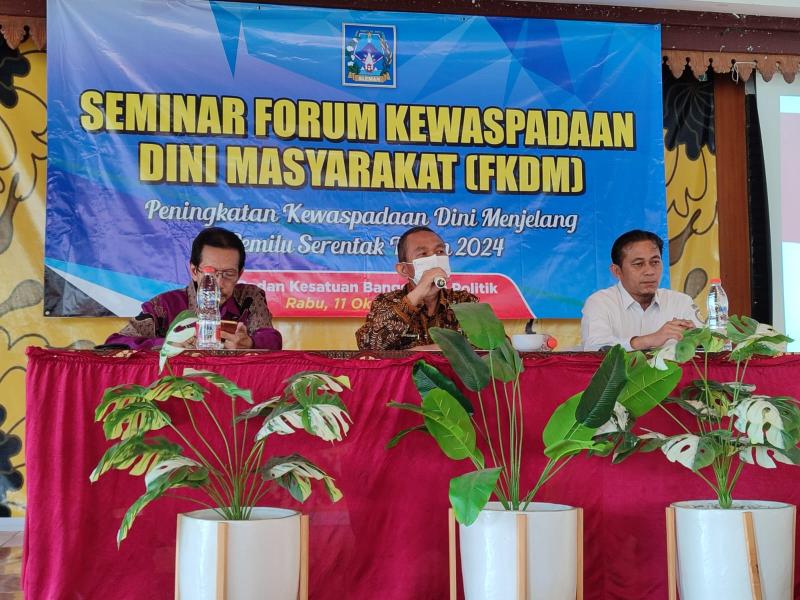 Bawaslu Sleman Ajak Pengurus FKDM Redam Potensi Kerawanan Pemilu