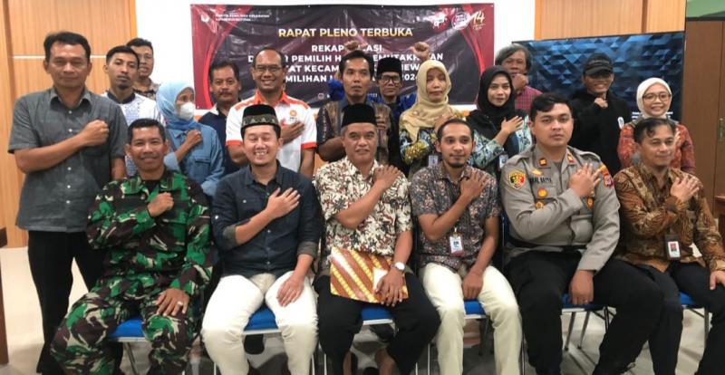 Pastikan DPT Akurat, Bawaslu Sleman Awasi Rapat Pleno DPHP