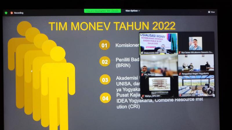 Bersiap Ikuti Monev Keterbukaan Informasi Publik Tahun 2022