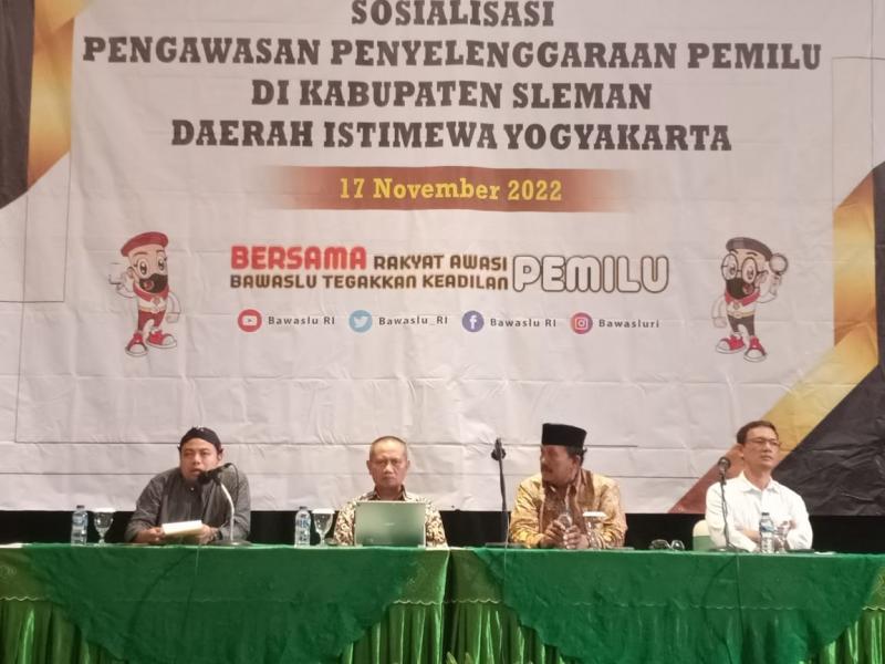 Di Depan Anggota Komisi II DPR, Ketua Bawaslu Sleman Sampaikan Pesan Masyarakat