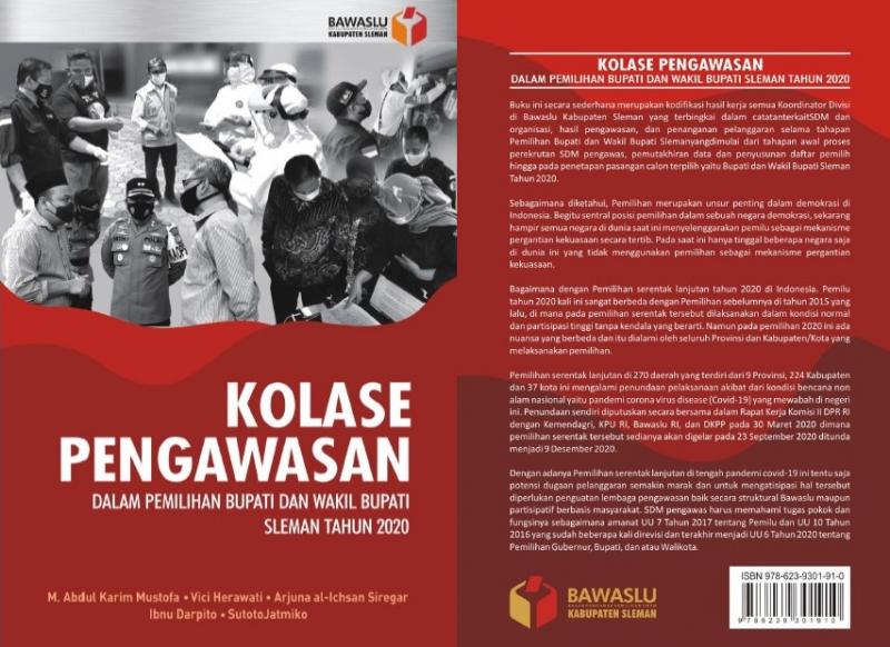 Buku Kolase Pengawasan Dalam Pemilihan Bupati dan Wakil Bupati Sleman Tahun 2020