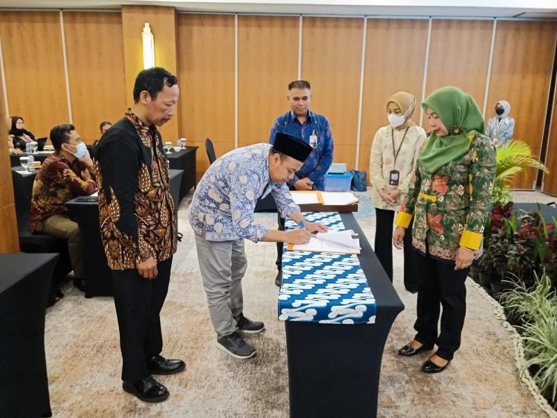 Perjanjian Kinerja 2023 ditandatangani, Bawaslu Kabupaten Sleman Siap Bekerja