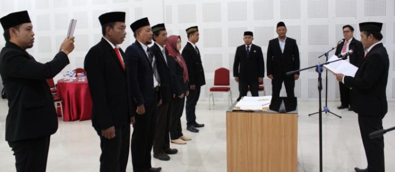 Ketua Bawaslu Sleman Lantik PAW Panwaslu Kecamatan