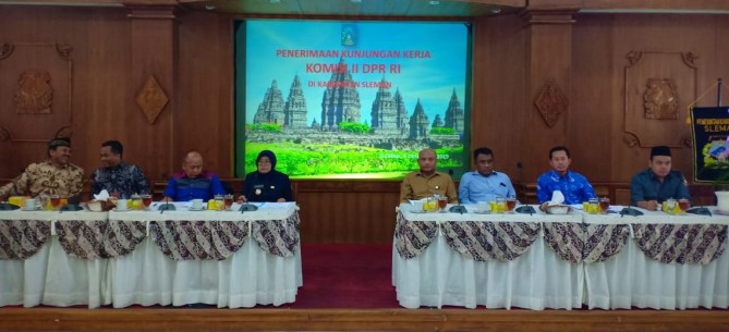 Komisi II DPR RI Turba, Bawaslu Sleman sampaikan Kesiapan Pengawasan Pilkada 2020