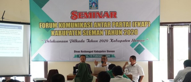 Sosialisai Penyelesaian Sengketa Pemilihan, Bawaslu Sleman hadiri Seminar FKAP