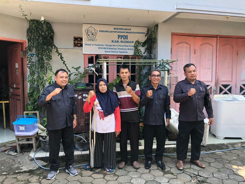 Ketua PPDI Bersama Bawaslu Sleman Optimistis Pemilu 2024 Inklusif