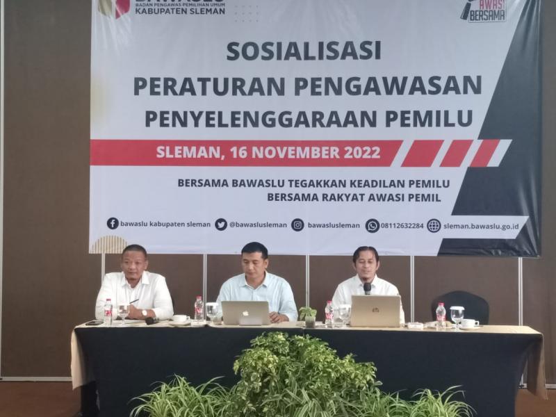 Menjadi Mitra Bawaslu Sleman, Parpol Diajak Perbaiki Demokrasi