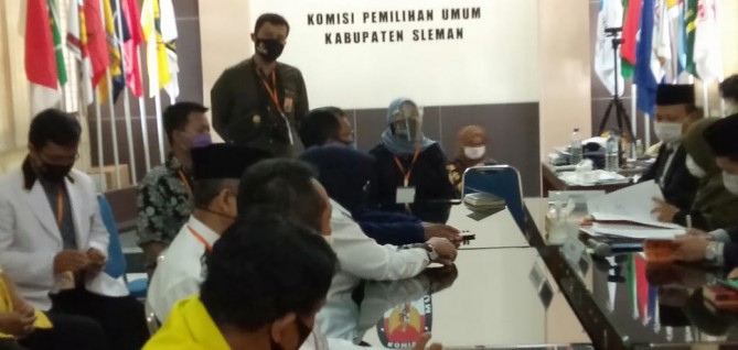 Bawaslu Sleman Awasi Pendaftaran Bakal Paslon Bupati dan Wakil Bupati Sleman