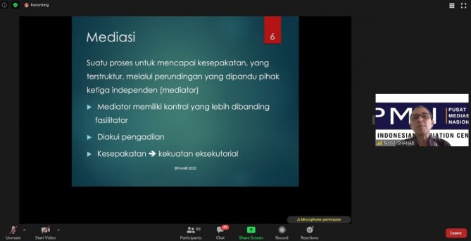 Bawaslu Sleman Ikuti Bimtek Peningkatan Kapasitas Mediator