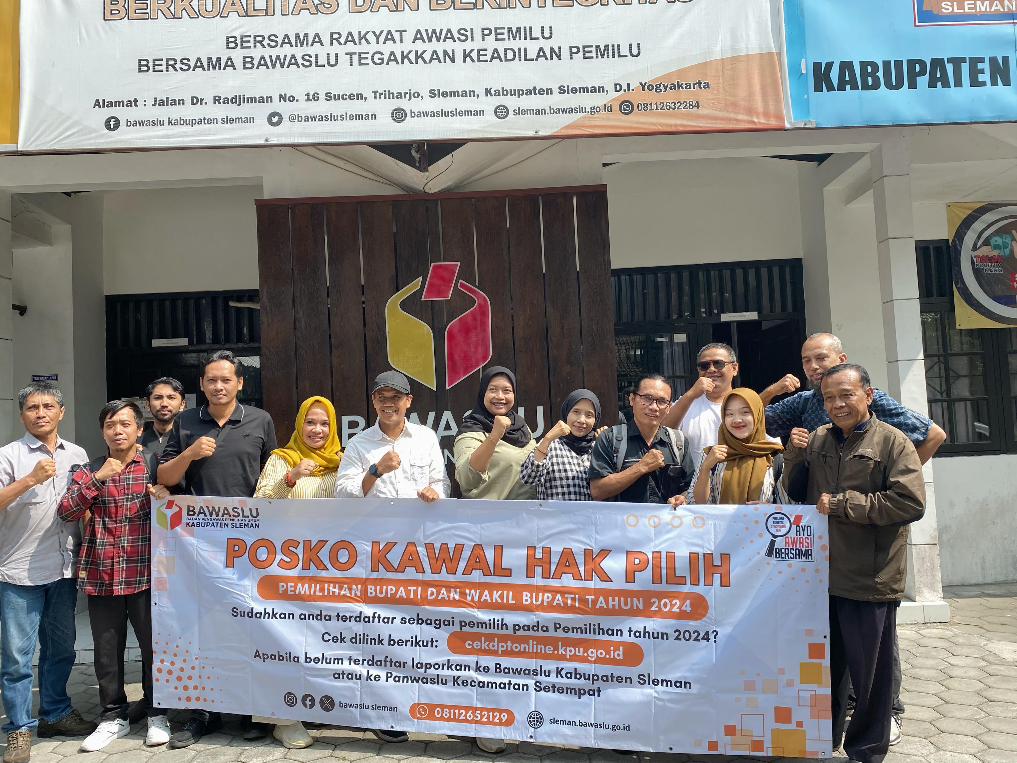 Peresmian Posko Kawal Hak Pilih