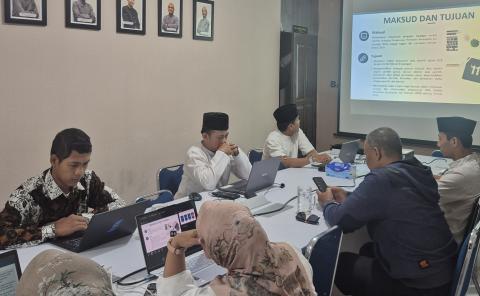 Foto Rapat Persiapan Uji Petik Daftar Pemilih Berkelanjutan 