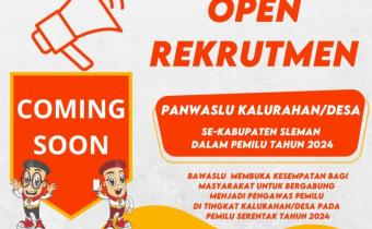 Rekrutmen Panwaslu Kalurahan/Desa Segera Dibuka