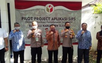 Membangun Sinergitas, Kapolres Sleman Silaturahmi ke Bawaslu Sleman