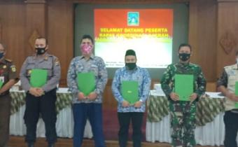 Cegah Klaster Pilkada, Bawaslu Sleman Deklarasikan Pokja Covid - 19
