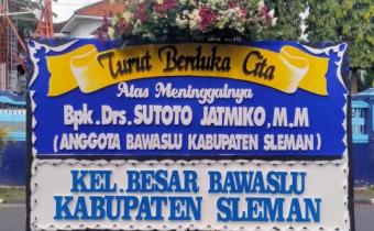 Innalillahi Wa Innailaihi Roji'un, Bawaslu Sleman Berduka