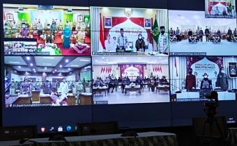 Bersama Pemda, Bawaslu Sleman Ikuti Syawalan Virtual dengan Gubernur DIY