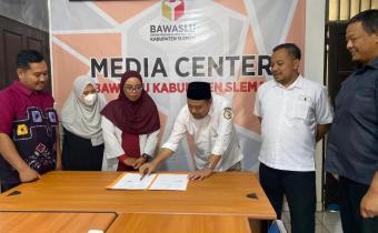 Bawaslu Sleman Lanjutkan Kerjasama dengan MQ FM