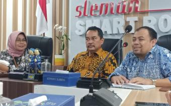 Maksimalkan Pengawasan di Ruang Digital, Bawaslu Sleman Sambangi Kominfo