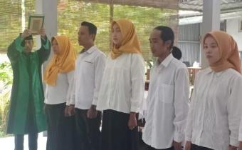 Resmi Dilantik,Panwaslu Desa Diminta Profesional dalam Bertugas