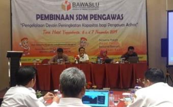 Siapkan Pengawas Ad Hoc, Bawaslu Sleman Ikuti Pembinaan SDM Pengawas